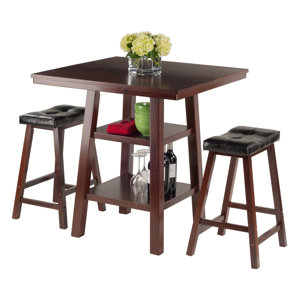 Orlando 3 Piece Pub Table Set by Luxury Home
