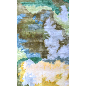 Handmade Multi-colored Area Rug