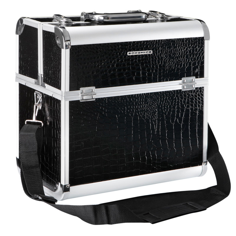 Songmics Vanity Beauty Pro Lockable Makeup Storage Travel Case
