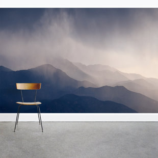 Misty Mountains 3 Piece Wall Mural Misty Mountains 3 Piece Wall Mural