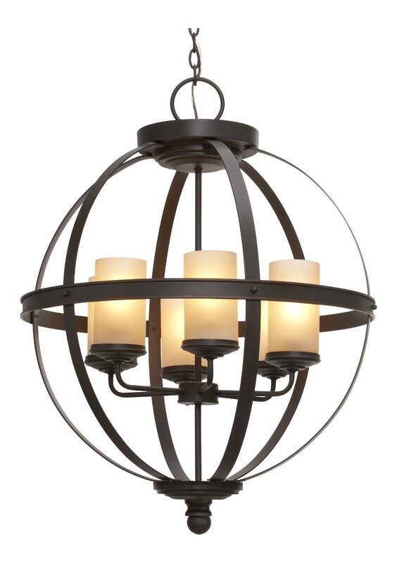 Birch Lane™ Tuscany 6-Light Shaded Chandelier & Reviews | Wayfair