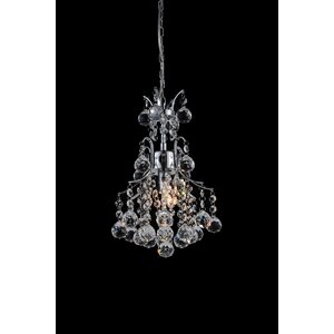 Princess 1-Light Crystal Pendant