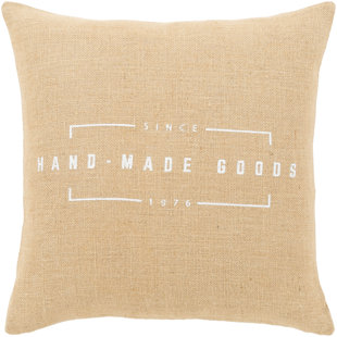 French Country Burlap Pillows Wayfair