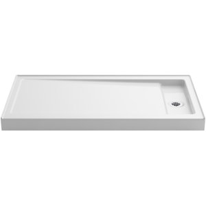Bellwether Single Threshold Shower Base with Right Center Drain
