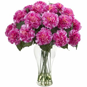 Carnation Arrangement with Vase