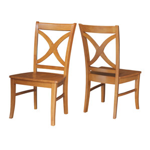 Redondo Solid Wood Dining Chair (Set of 2) by Loon Peak