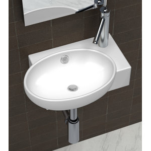 Home Etc 41 cm Wandbefestigtes Waschbecken