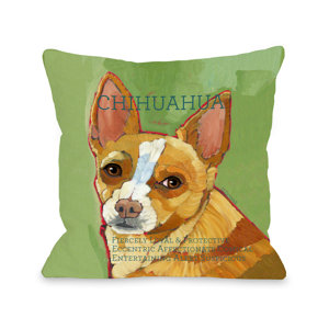 Doggy Du00e9cor Chihuahua Throw Pillow