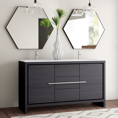 Modern Bathroom Vanities Amp Cabinets Allmodern