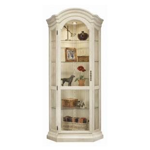 Corner Display Cabinets You Ll Love Wayfair Shelia Corner Curio Cabinet