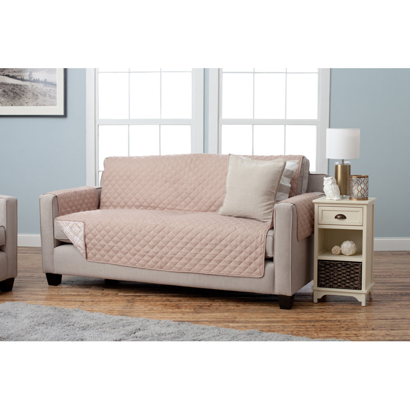Home Fashion Designs Adalyn Diamond Geo Box Cushion Sofa Slipcover Adalyn Diamond Geo Box Cushion Sofa Slipcover