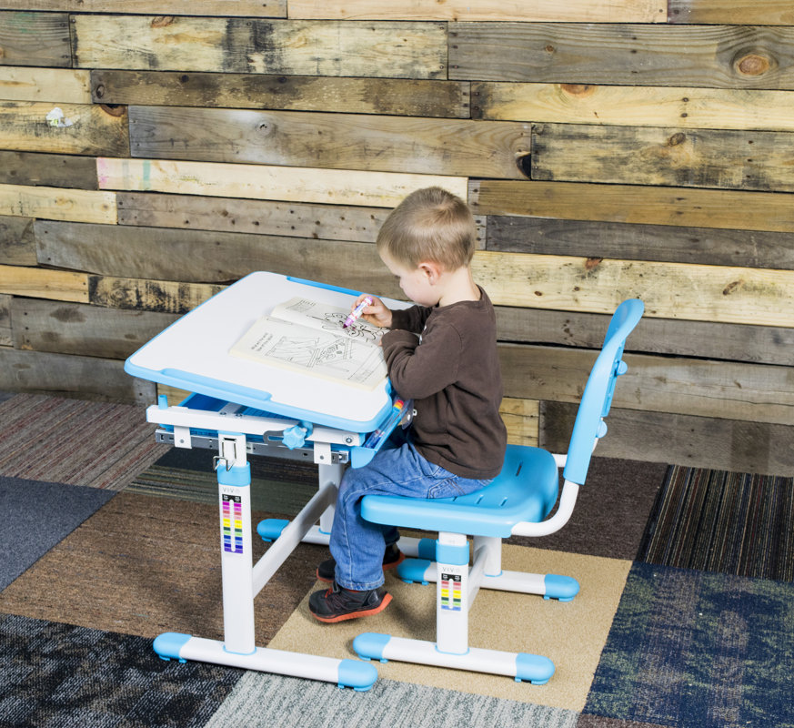 VIvo Vivo Height Adjustable Children's Desk with Chair & Reviews Wayfair