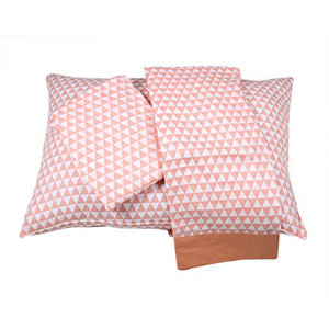 Olivia Tribal Triangles Muslin 3 Piece Toddler Bedding Set