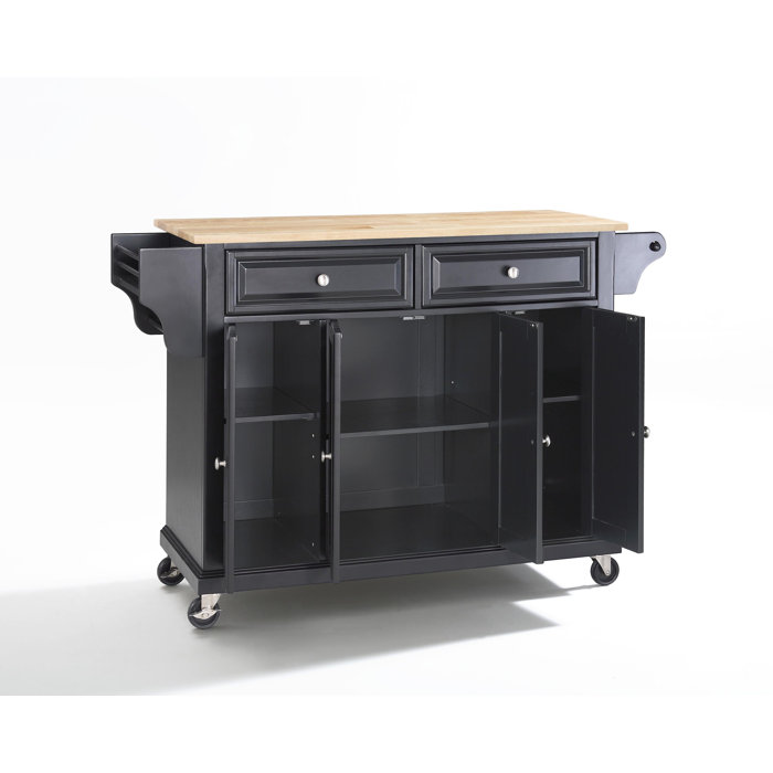 Darby Home Co Pottstown Kitchen Cart With Granite Top Reviews Pottstown Kitchen Cart With Granite Top