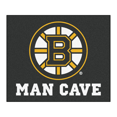 Boston Bruins Rug Wayfair Ca Nhl Boston Bruins Man Cave Tailgater