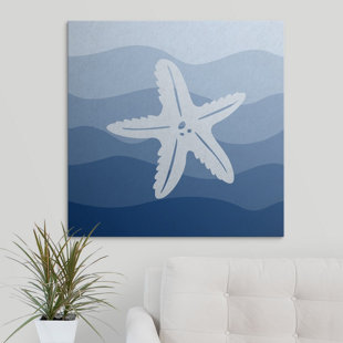 Nautical Nursery Art Wayfair Starfish Underwater Nursery Graphic Art Print