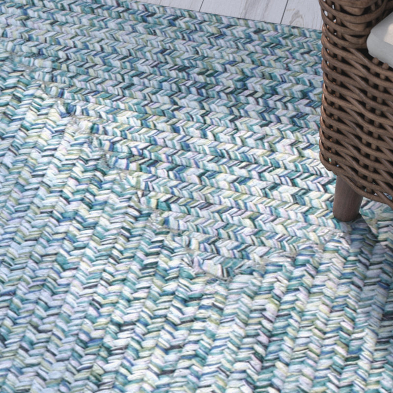 Beachcrest Home Lemon Grove Blue Outdoor Area Rug & Reviews Wayfair