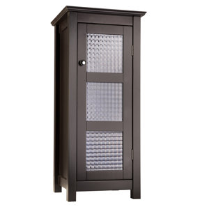Casselman Floor Glass 1 Door Accent Cabinet