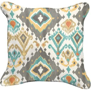 Camille Square Indoor/Outdoor Throw Pillow (Set of 2)