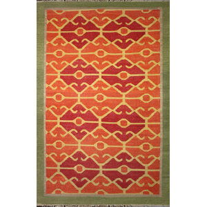 Kilim Rust Area Rug