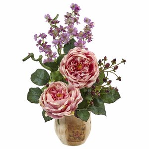 Rose/Dancing Daisy Floral Arrangements in Pot