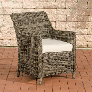 Sessel Sand mit Kissen von Home & Haus