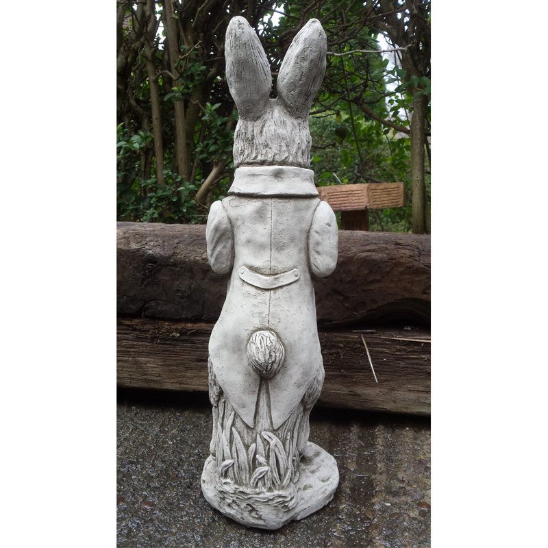 Happy Larry Monro Peter Rabbit Stone Garden Statue & Reviews Wayfair