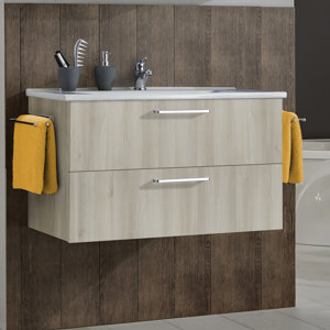 Optifit 85 cm Wandmontierter Waschtisch