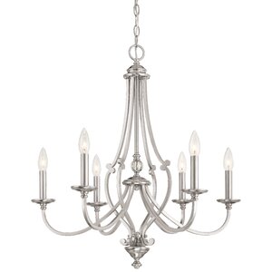 Audane 6-Light Candle-Style Chandelier