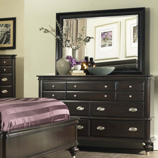 14 Inch Deep Dresser Wayfair Balmers 7 Drawer Dresser With Mirror