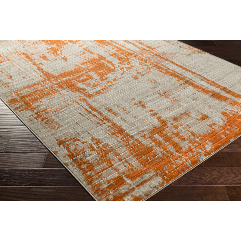 Ferrint Orange Area Rug Reviews Allmodern Ferrint Orange Area Rug