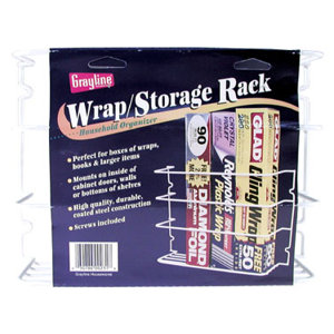 Saran Wrap and Aluminum Foil Cabinet Door Organizer