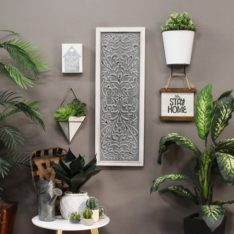 Ophelia & Co. Metal Embossed Panel Wall Décor Wayfair