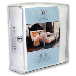 LuxGuard Allergen Bed Bug and Dust Mite Zip Cover Mattress Protector by Sleep Safe Bedding