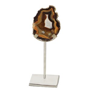 Domenic Scintillating Metal Agate Sculpture