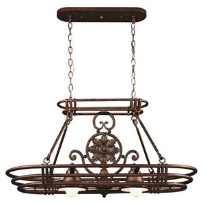 Dorada Lighted Hanging Pot Rack