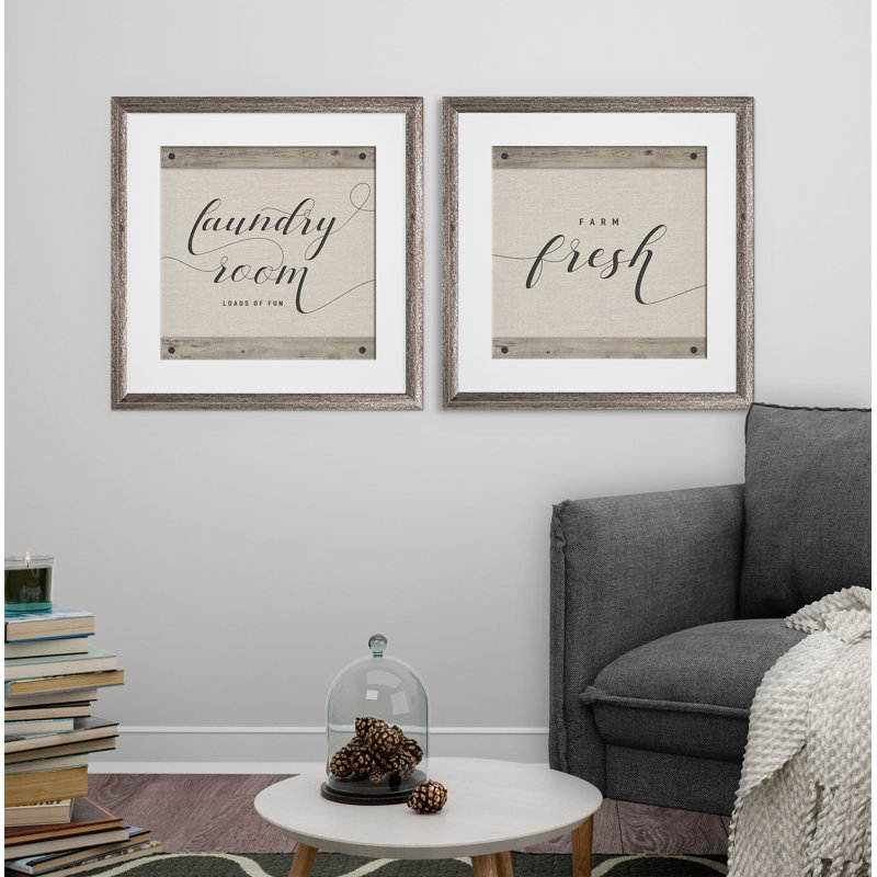 Laundry Room 2 Piece Framed Graphic Art Print Set Birch Lane Laundry Room 2 Piece Framed Graphic Art Print Set