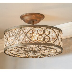 Destin 4-Light Semi Flush Mount