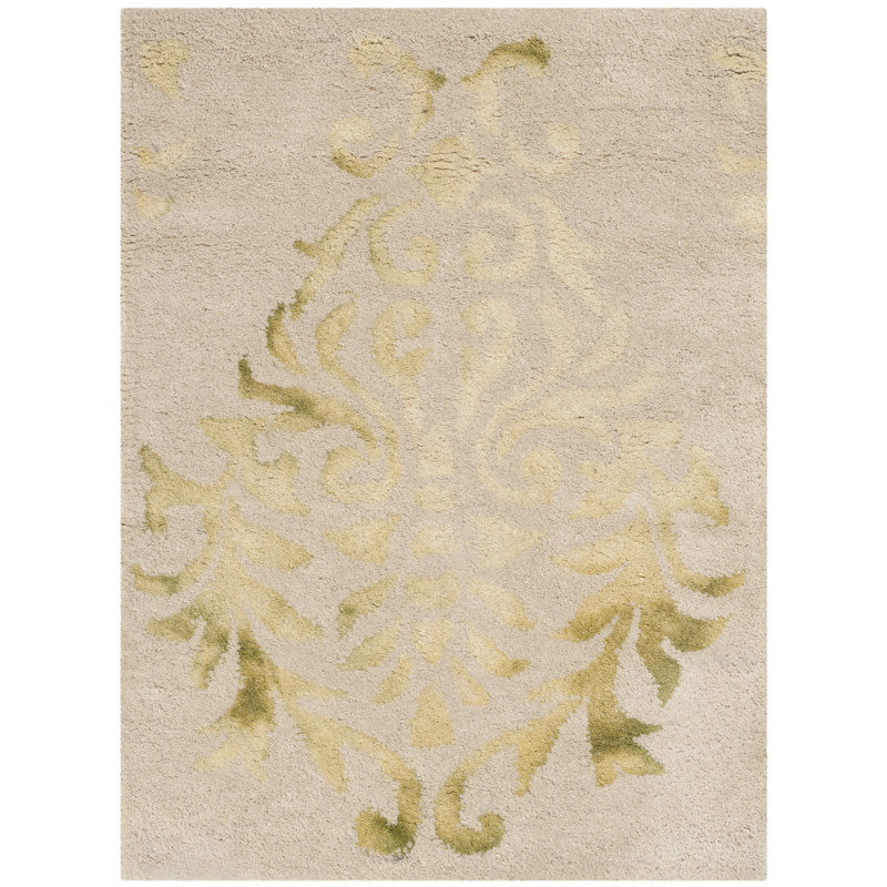 Safavieh Dip Dye Wool Green/Ivory Area Rug & Reviews Wayfair