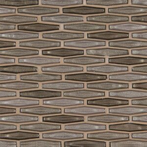 Champagne Estate Glass Mosaic Tile in Brown