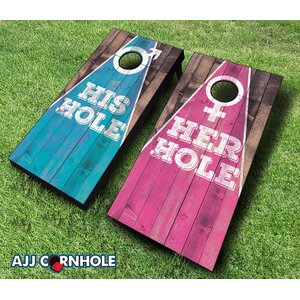 His and Her Cornhole Set