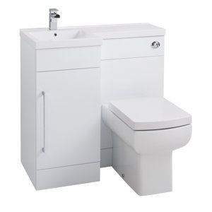 Badezimmer-Set Compact L Shaped Left Hand von Ca..