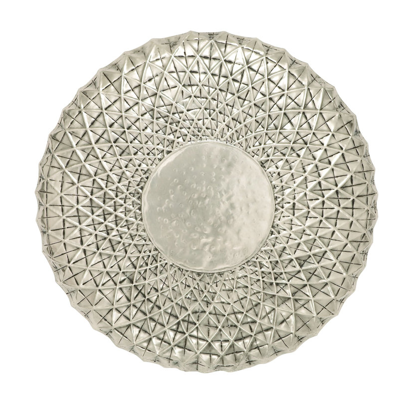 Metal Circle Wall Decor mercury row silver metal wall decor & reviews | wayfair Metal Circle Wall Decor mercury row silver metal wall decor & reviews | wayfair