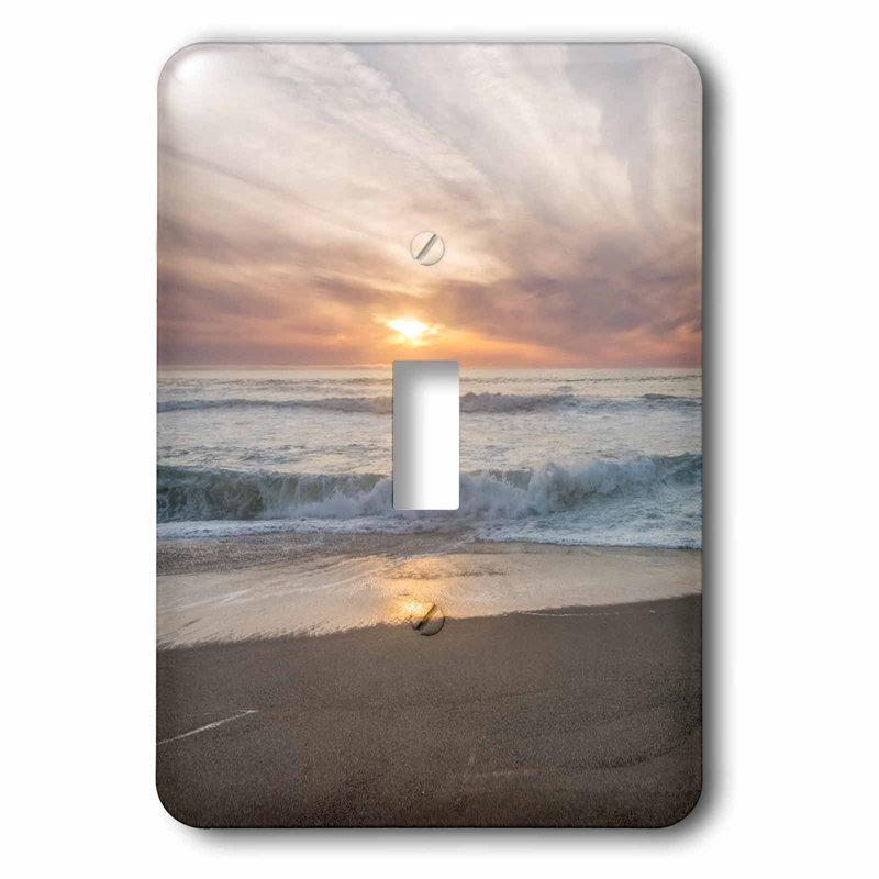 Usa California Point Reyes Seashore Point Reyes Beach Sunset Socket Plate