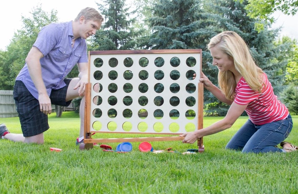YardGamesUS 4 Connect in a Row Giant Board Games & Reviews Wayfair