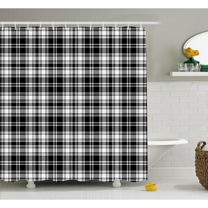 Elmwood British Tartan Pattern Shower Curtain