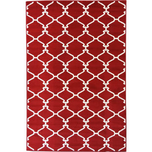 Home Dynamix Royalty Red Rugs Wayfair Savarese Trellis Red Area Rug