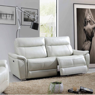 Electric Recliner Sofa Wayfair Meister Electric Leather Reclining Sofa