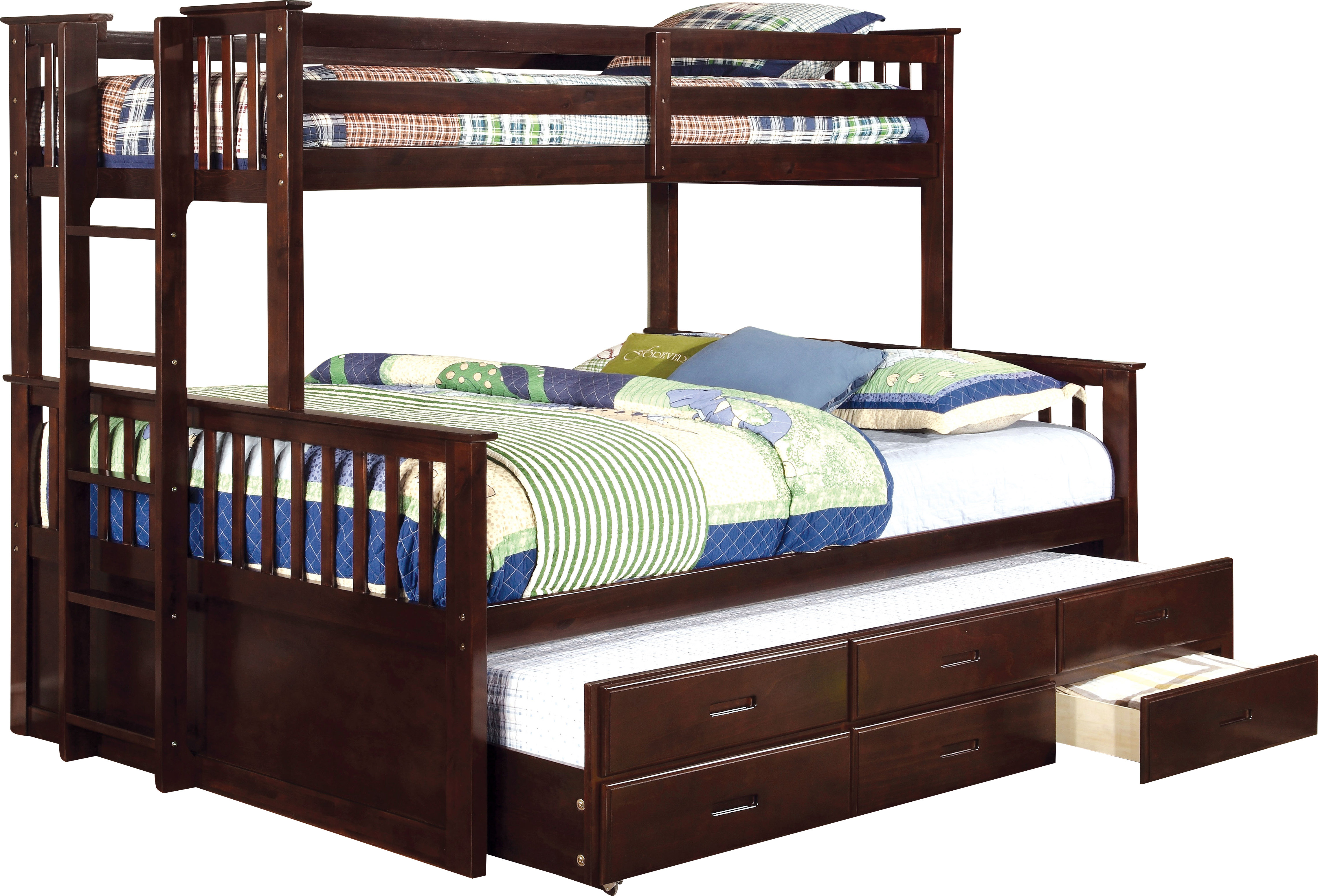 Viv Rae Sandra Twin Over Full Bunk Bed With Trundle Reviews Viv Rae Sandra Twin Over Full Bunk Bed With Trundle Reviews Wayfair