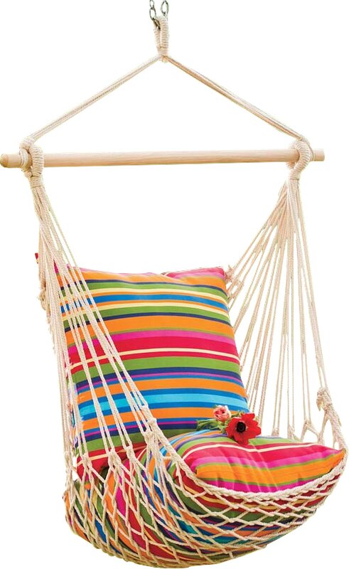 Plow & Hearth Rope Cotton And Polyester Chair Hammock & Reviews | Wayfair